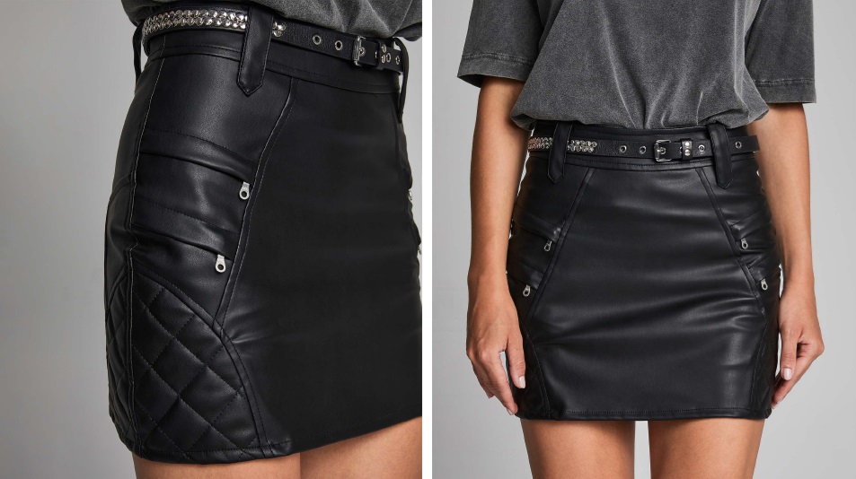 Stefania Frangista The Biker Skirt